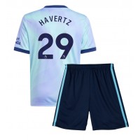 Echipament fotbal Arsenal Kai Havertz #29 Tricou Treilea 2024-25 pentru copii maneca scurta (+ Pantaloni scurti)